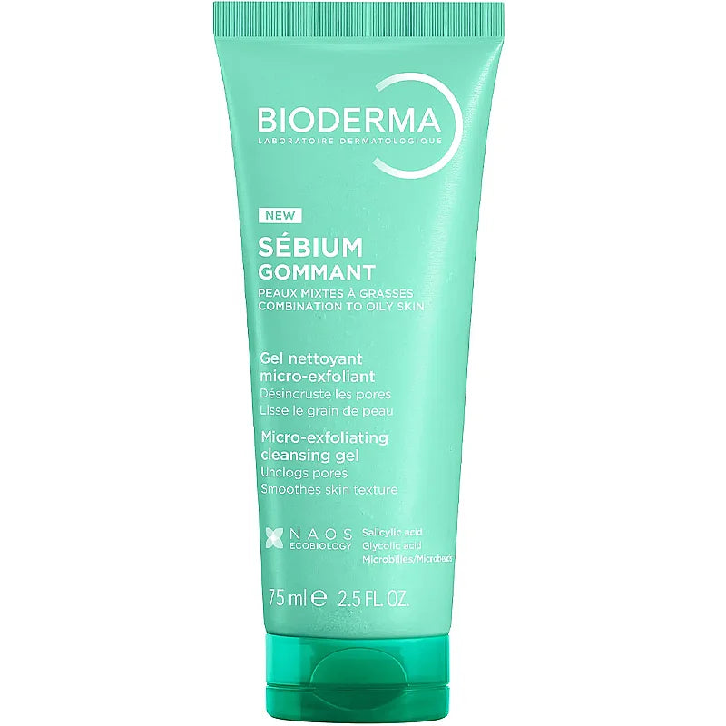 Bioderma Sebium Gommant Micro-Exfoliating Gel Cleanser 75ml