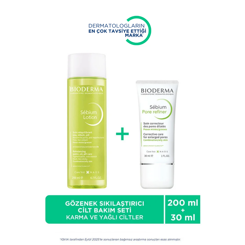 Bioderma Sebium Pore Refining Toner & Cream Set