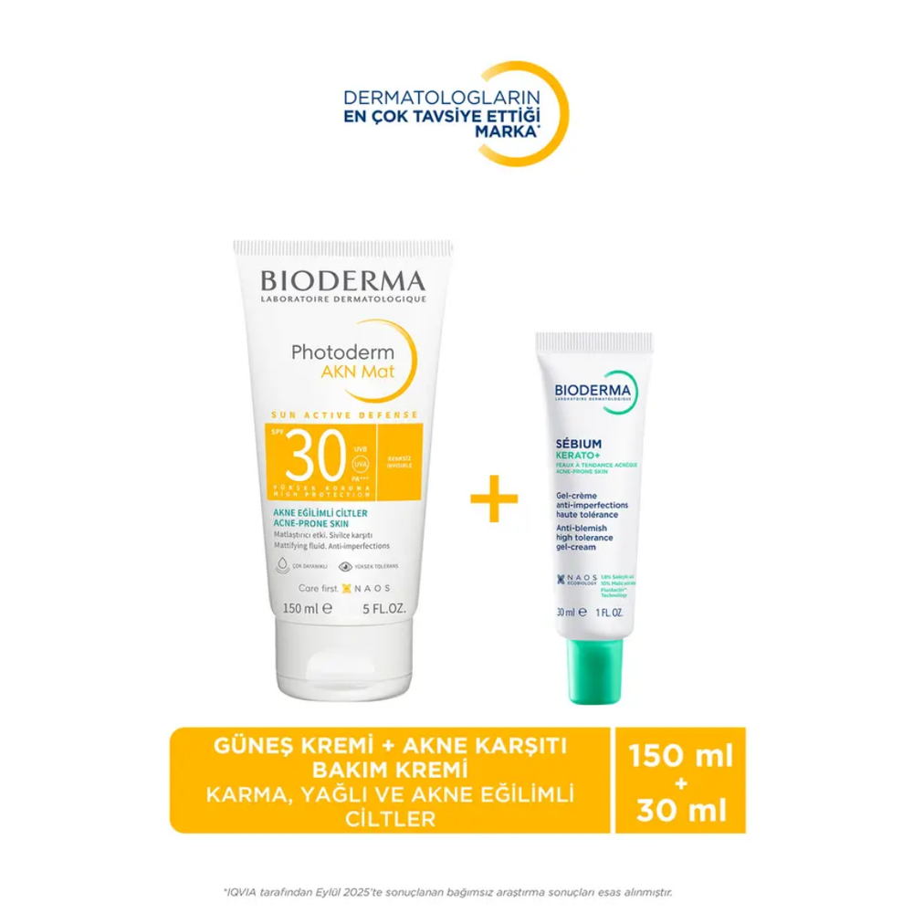 Bioderma Sebium Cream & Photoderm Sunscreen Set