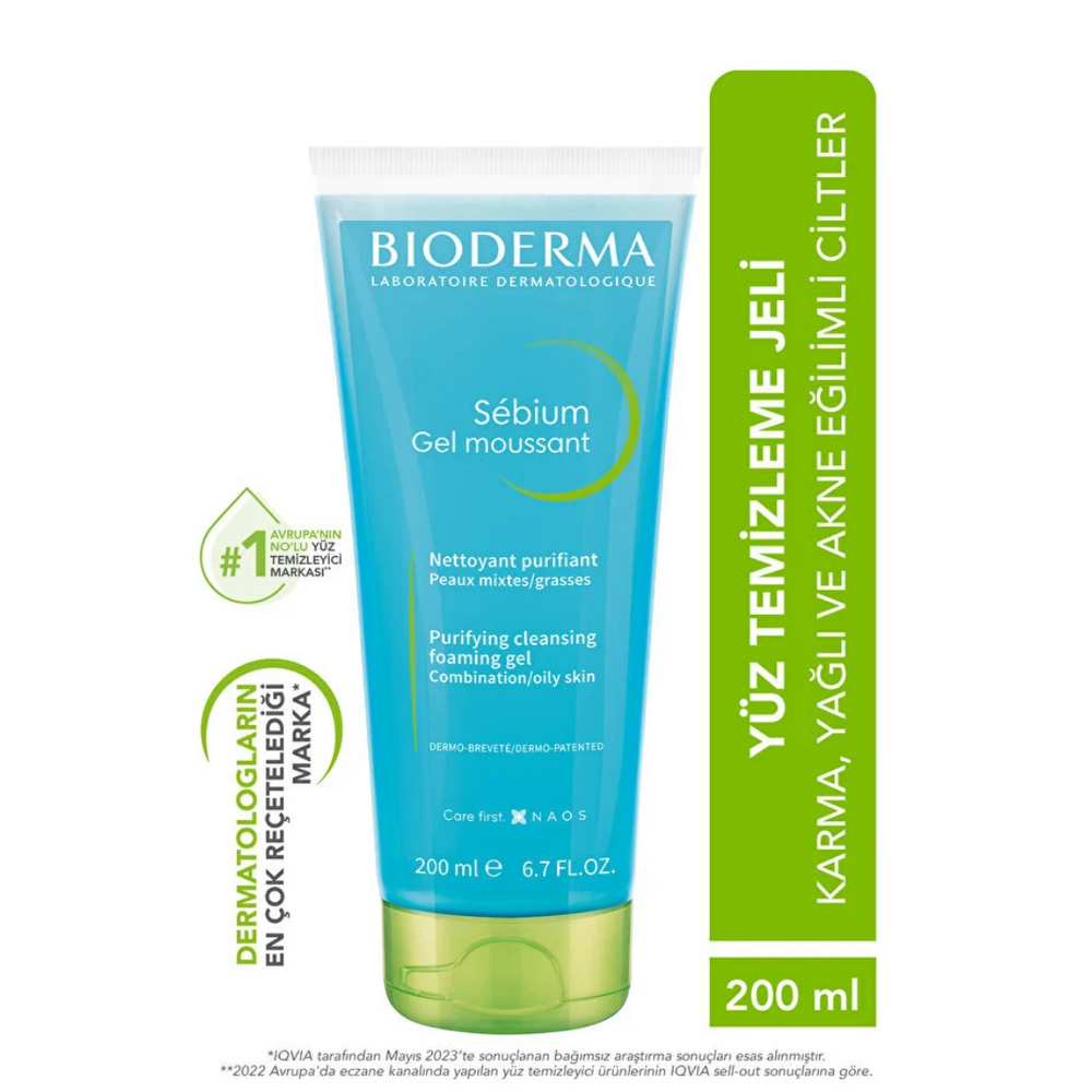 Bioderma Sebium Purifying Cleansing Gel & Kerato Cream Set