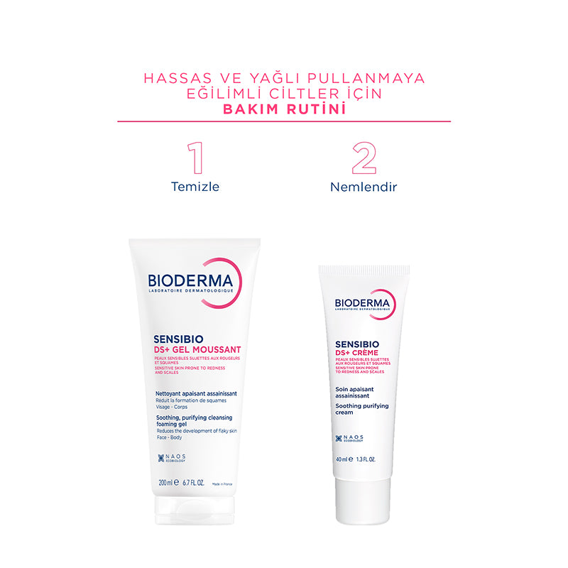 Bioderma Sensibio DS+ Soothing Purifying Cream for Sensitive Skin 40 ml