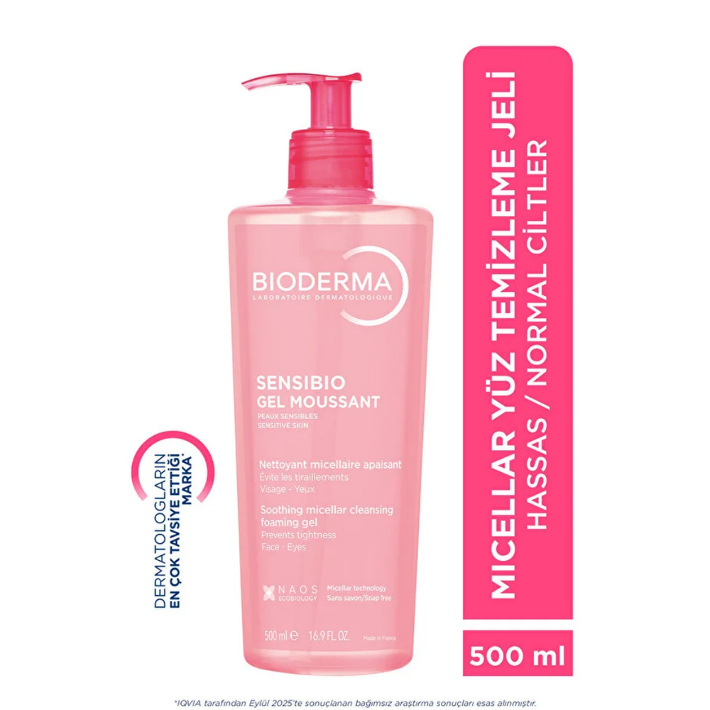 Bioderma Sensibio Foaming Gel & Atoderm Cream Duo Set 500ml