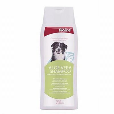 Bioline Aloe Vera Dog Shampoo for White & Light Coats 250ml