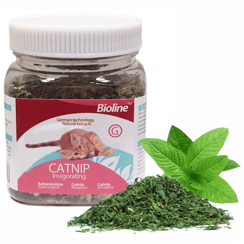Bioline Catnip Natural Cat Herb Relaxing Training Aid 20g