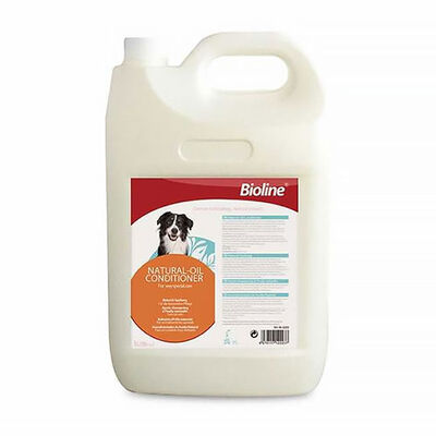 Bioline Hazelnut Oil Dog Styling Shampoo for Shiny Coats 5L