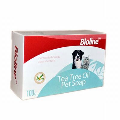Bioline Tea Tree Oil Pet Cleaning Soap for Cats & Dogs 100g