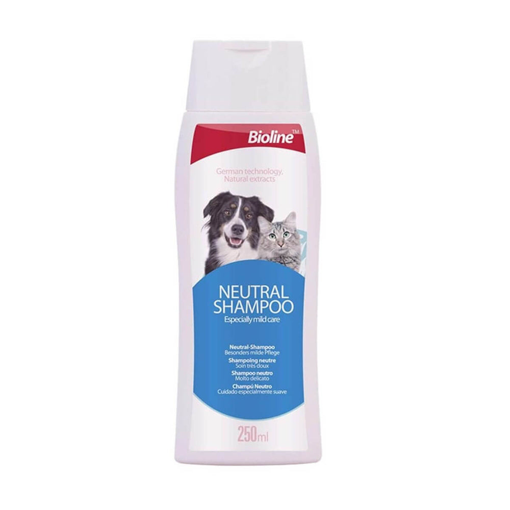 Biovet Bioline Natural Pet Shampoo for Cats and Dogs 250 ml