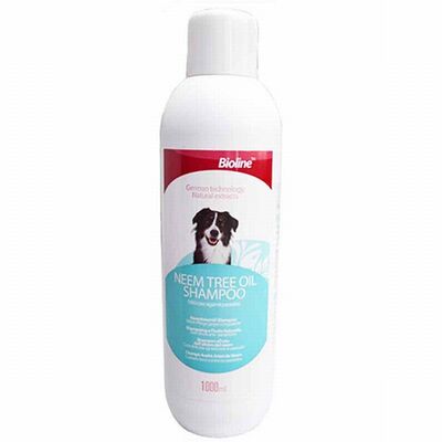 Bioline Neem Tree Oil Dog Shampoo for Shiny Coat 1L