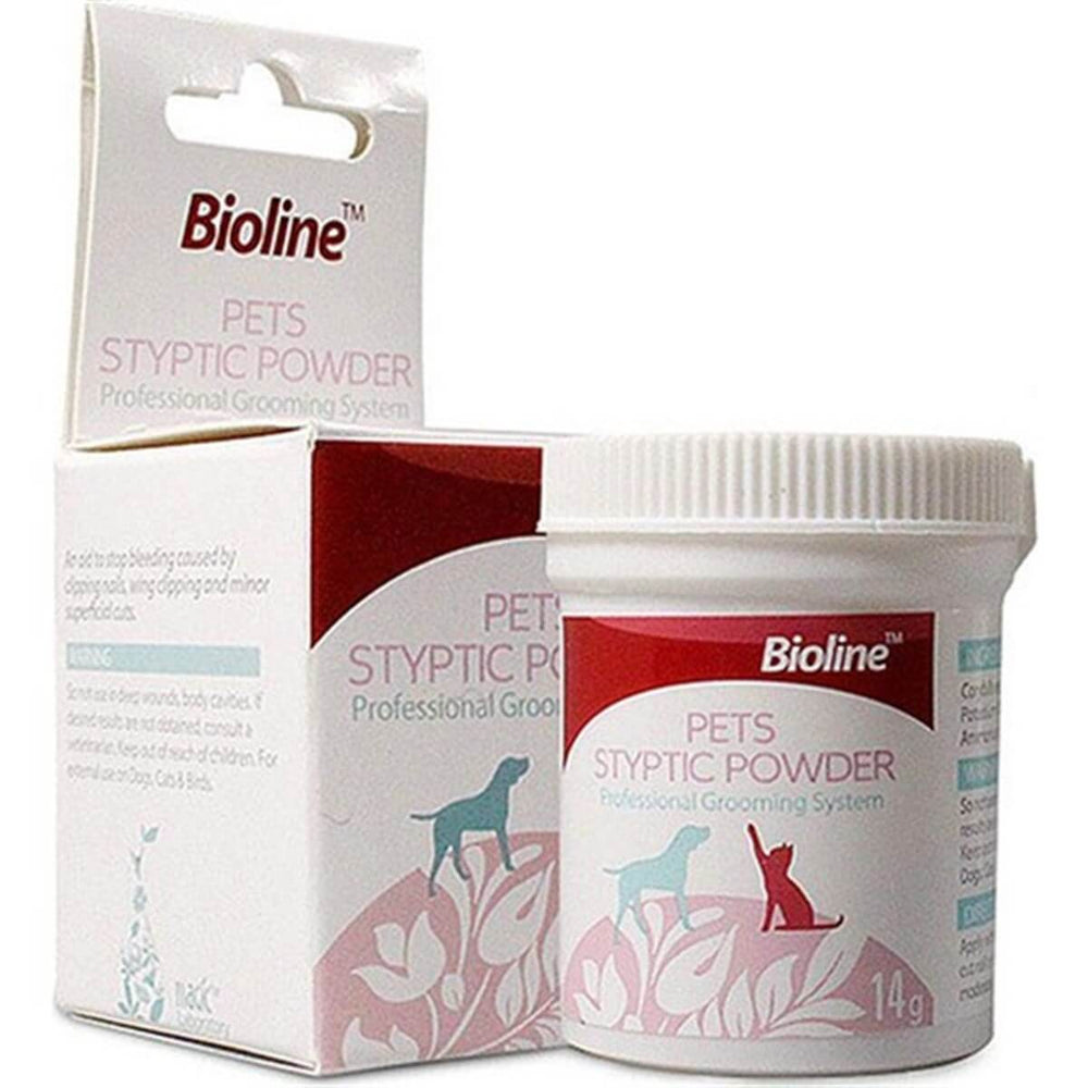 Biovet Bioline Styptic Powder Fast-Acting Nail Care 14g