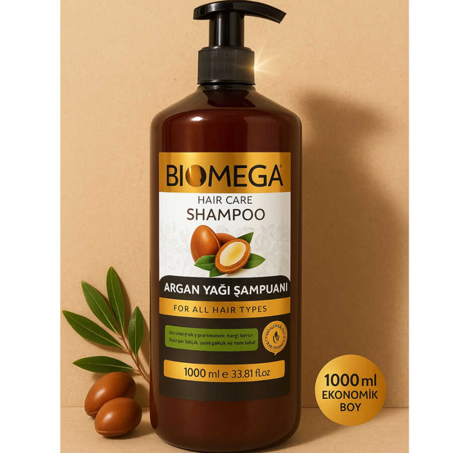 Biomega Argan Oil Shampoo Nourishing Daily Care 1000ml