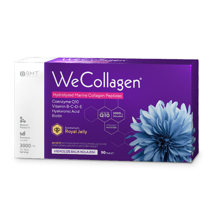 Biomet WeCollagen Fish Collagen & Hyaluronic Acid 90 Tablets