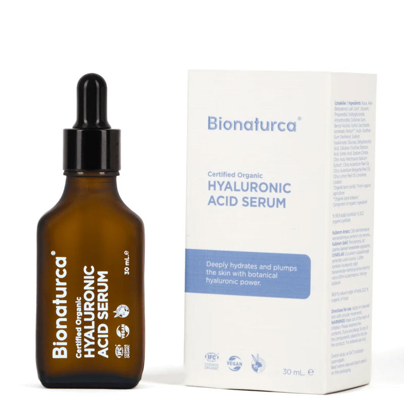 Bionaturca Organic Hyaluronic Moisturizing Face Serum 30 ml