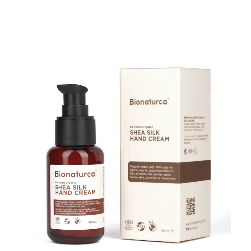 Bionaturca Organic Shea Butter Silky Hand Cream 50 ml