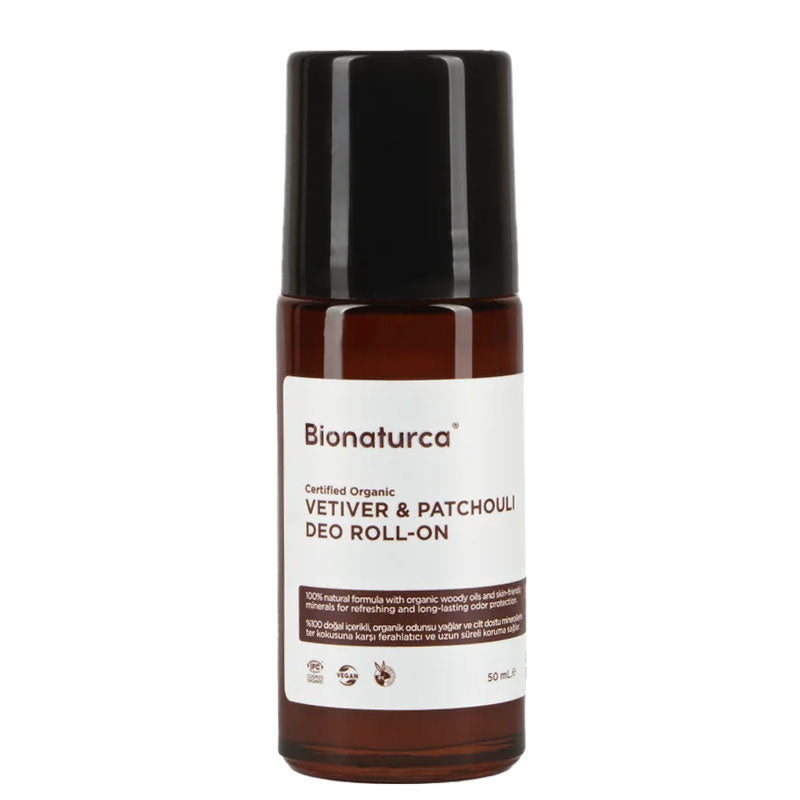Bionaturca Vetiver & Patchouli Organic Roll-On Deodorant 50 ml