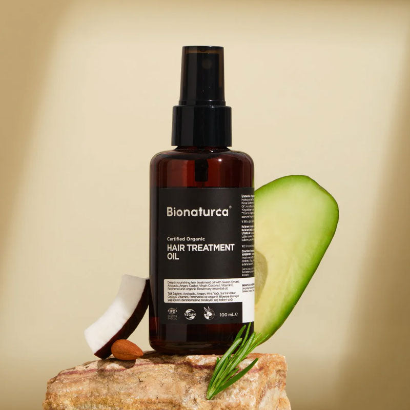 Bionaturca Organic Anti-Damage Hair Oil with Argan & Avocado 100ml