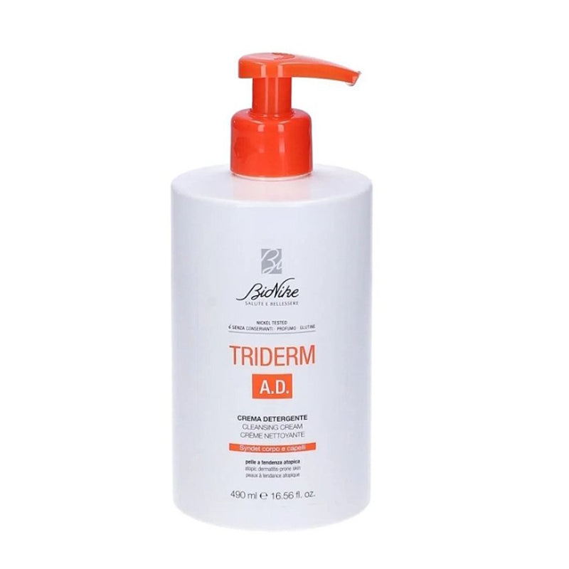 BioNike Triderm A.D. Cleansing Cream for Hair & Body 490 ml