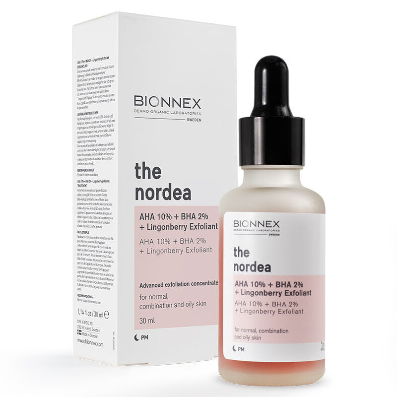 Bionnex The Nordea AHA 10% + BHA 2% Exfoliating Serum 30 ml