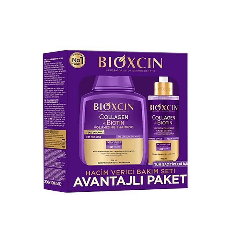 Bioxcin Collagen & Biotin Volume Hair Care Set 300ml & 100ml