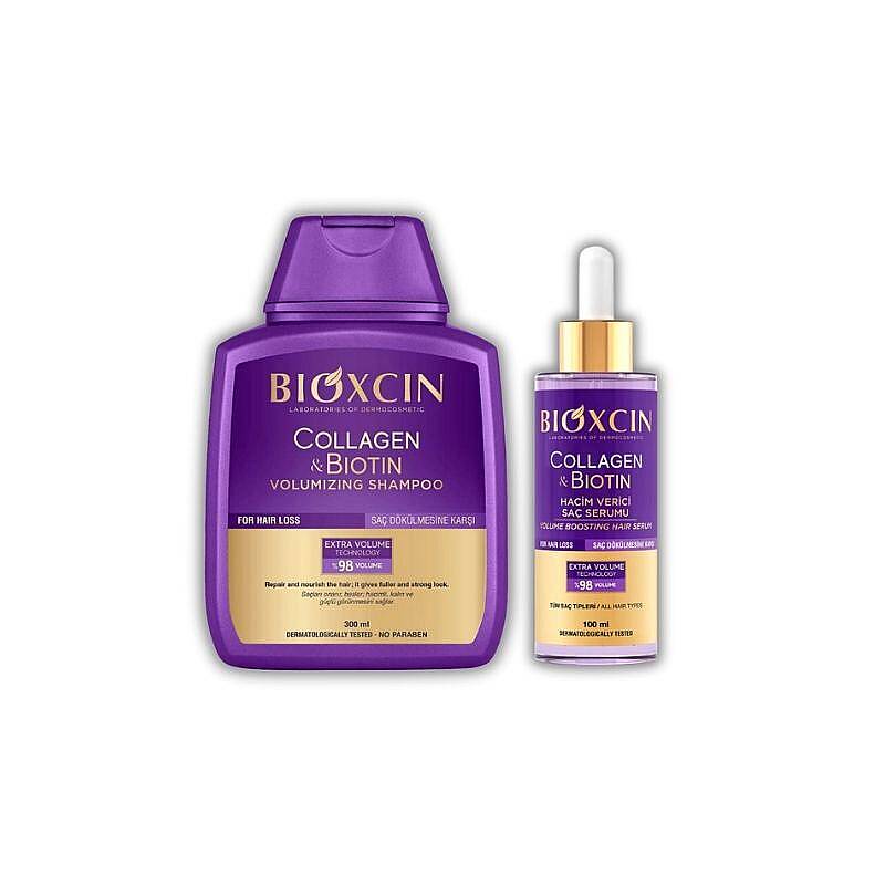 Bioxcin Collagen & Biotin Volume Hair Care Set 300ml & 100ml