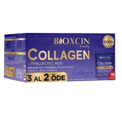 Bioxcin Collagen & Hyaluronic Acid Dietary Supplement 30 Sachets