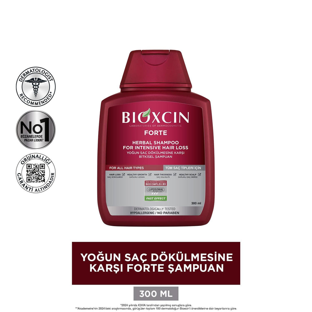 Bioxcin Forte Shampoo - Fight Hair Loss | 300 ml