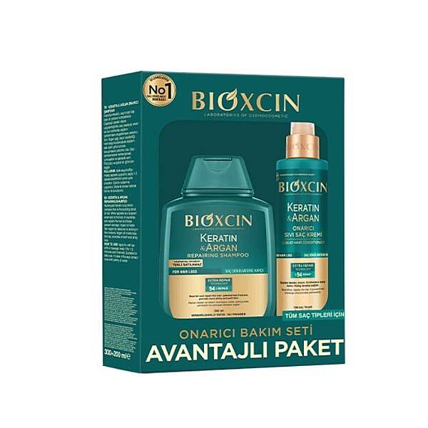 Bioxcin Keratin &amp; Argan Repairing Hair Care Set 2-Piece