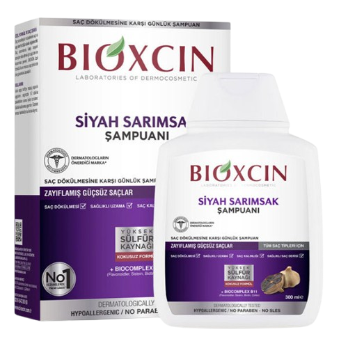 Bioxcin Black Garlic Shampoo for Hair Vitality 100ml