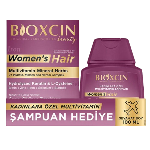 Bioxcin Women Hair Set with 30 Tablets & 100 ml Shampoo