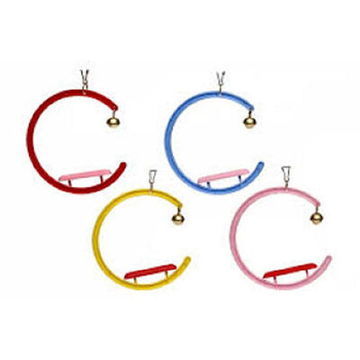 Birdlife G-Shaped Bird Swing with Bell for Small Birds