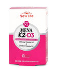 New Life Mena K2+D3 Vitamin : , High Absorption, 100 mcg K2 & 1000 IU D3, Gluten & Soy-Free - image 8