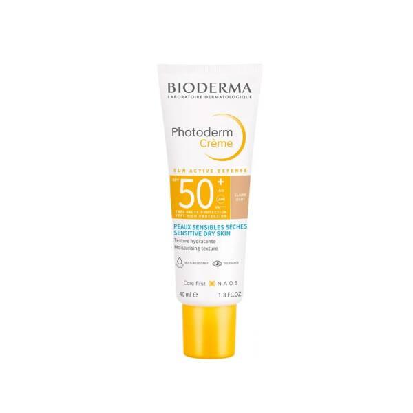 Bioderma Sunscreen Cream for Dry Skin - SPF50+ Lightweight Moisturizing Colored Protection Bioderma SPF50+ Sunscreen Cream for Dry Skin - Lightweight & Moisturizing sunscreen cream for dry skin, SPF50+ sunscreen, non-greasy sunscreen, colored sunscreen, moisturizing sunscreen, photostable sunscreen, Bioderma, dry skin care, sun protection, skincare, cosmetics, makeup base, dermatologically tested
