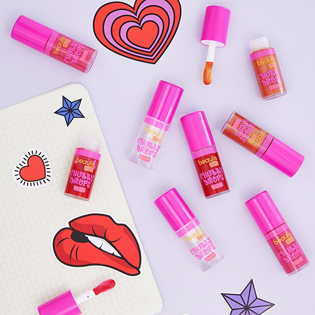 Beaulis Fun Chubby Drops Lip Gloss/Lip Oil - Moisturizing, Shiny Finish, 4 Color Options Beaulis Lip Gloss/Oil - Moisturizing &amp; Shiny Finish Lip gloss, Lip oil, Beaulis Fun Chubby Drops, Moisturizing lip care, Portable lip products, Lip care, Cosmetic, Makeup, Beauty products, Shiny finish, Compact design, Four color options, 927 Crystal Glow, Lip hydration, Dry lip solution