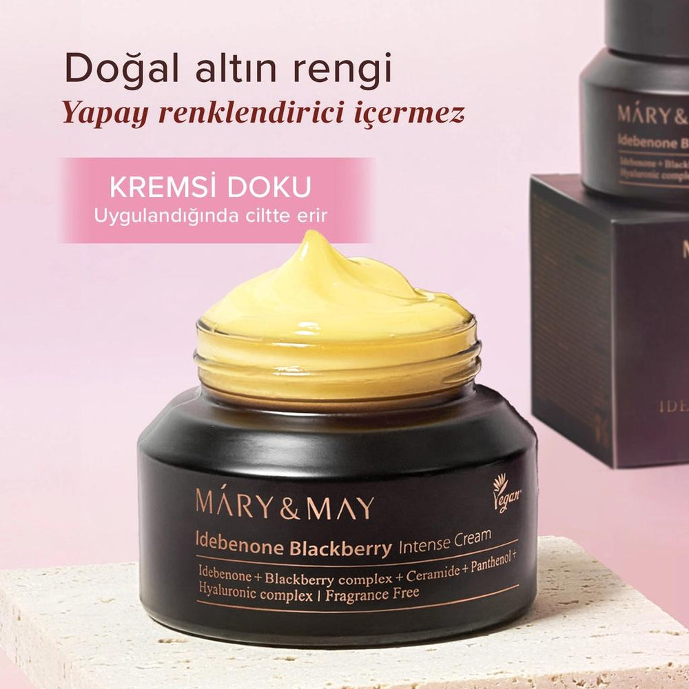 Mary & May Idebenone + Blackberry Intense Moisturizing Cream 70g