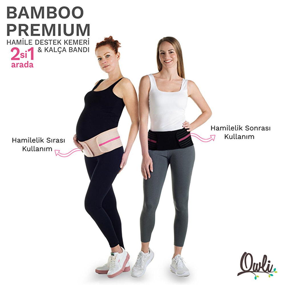 Owli Bamboo Premium Maternity Support Belt - Comfortable Pregnancy & Postpartum Recovery Belt for Women - view 5
