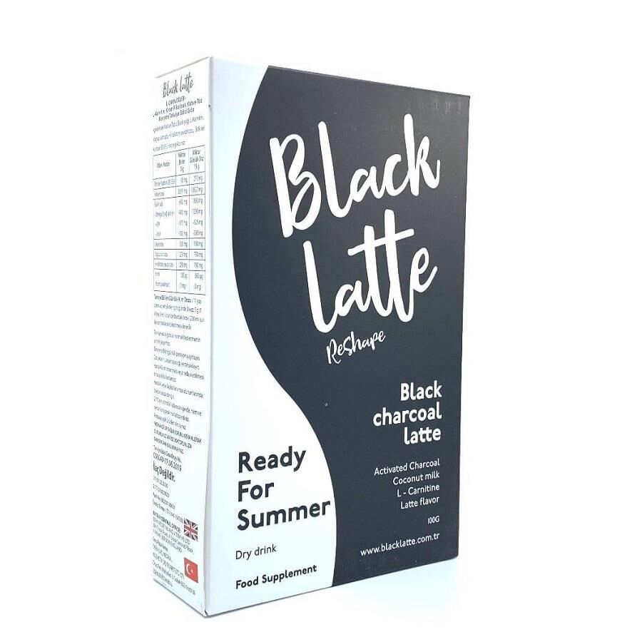 Swiss Bork Black Charcoal Latte Biotin Supplement 100g