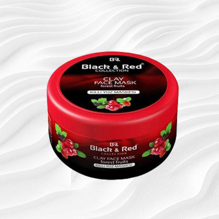 Black & Red Forest Berry Clay Face Mask for Soft Skin 400 ml