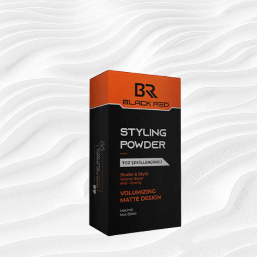 Black & Red Styling Powder Matte Volume 20g