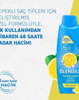 Blendax Lemon Anti-Dandruff Shampoo for Flake-Free Hair 500ml