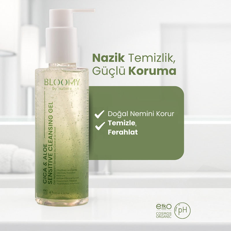 Bloomy By Nature Cica & Aloe Gentle Cleansing Gel 200 ml