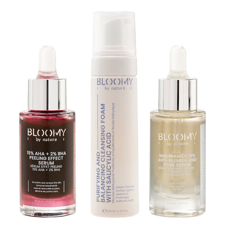 Bloomy By Nature Purifying Set for Blemish-Prone Skin 3-Piece Kit