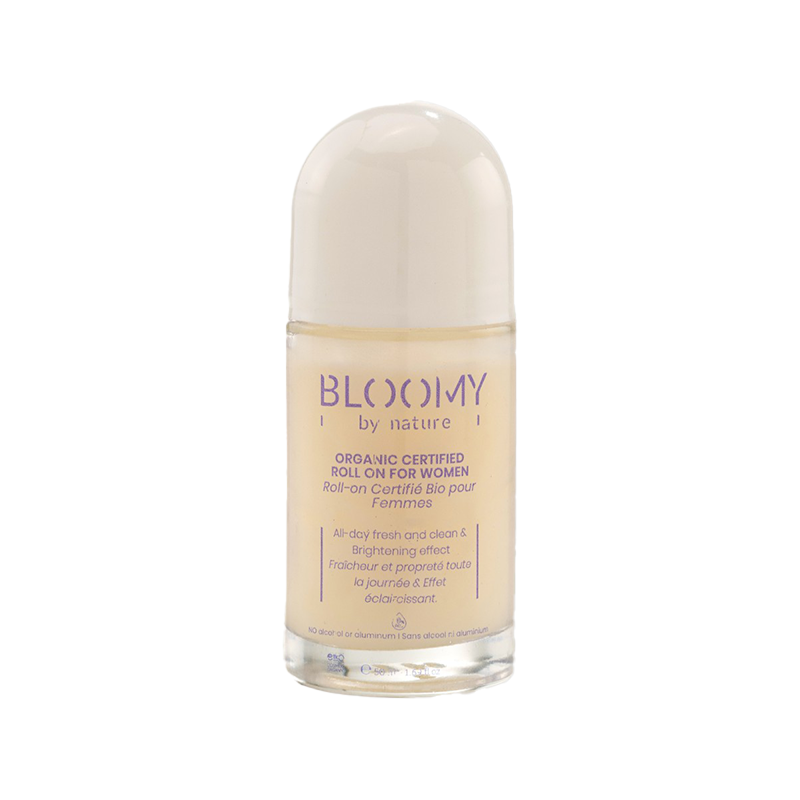 Bloomy By Nature Organic Deodorant Roll-On for Women 50ml