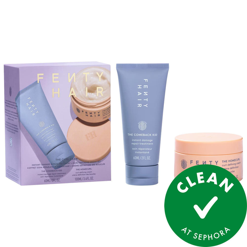 The Curl Crew Curl Care Product Set - Repair, Define, and Enhance Curls with Vegan, Gluten-Free, Cruelty-Free Products Curl Care Set: Repair & Define Curls - Vegan & Cruelty-Free curl care products, curl defining cream, damage repair treatment, vegan hair products, gluten-free hair care, cruelty-free cosmetics, curly hair repair, frizz-fighting hair cream, hair repair, curl enhancement, wavy hair care, coily hair care, Replenicore-5, Wild Mango Butter, Baobab Seed Extract, vegan cosmetics, gluten-free cosme