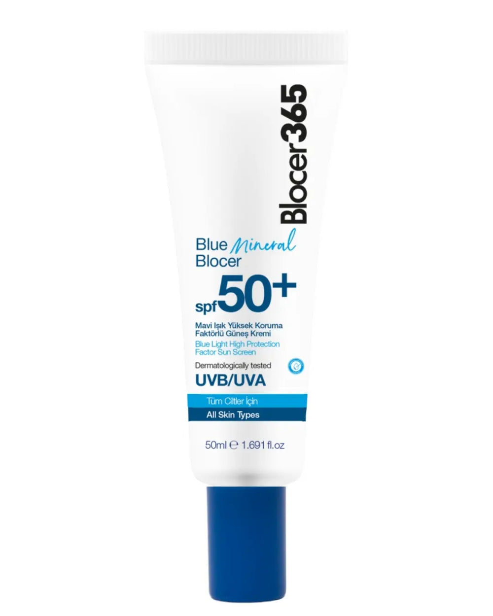 Blue Blocer Blue Mineral SPF 50+ Sunscreen for Face 50ml