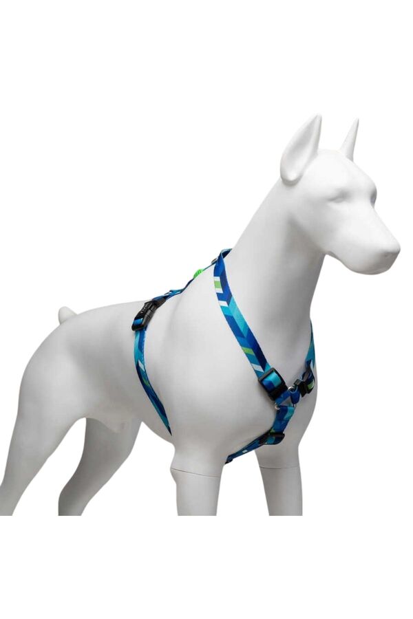 Lindo Blue Dream H-Type Dog Harness for Comfort & Control Medium