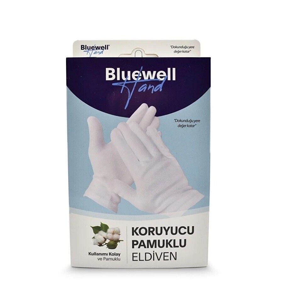 Bluewell Protective Cotton Gloves for Sensitive Skin Medium