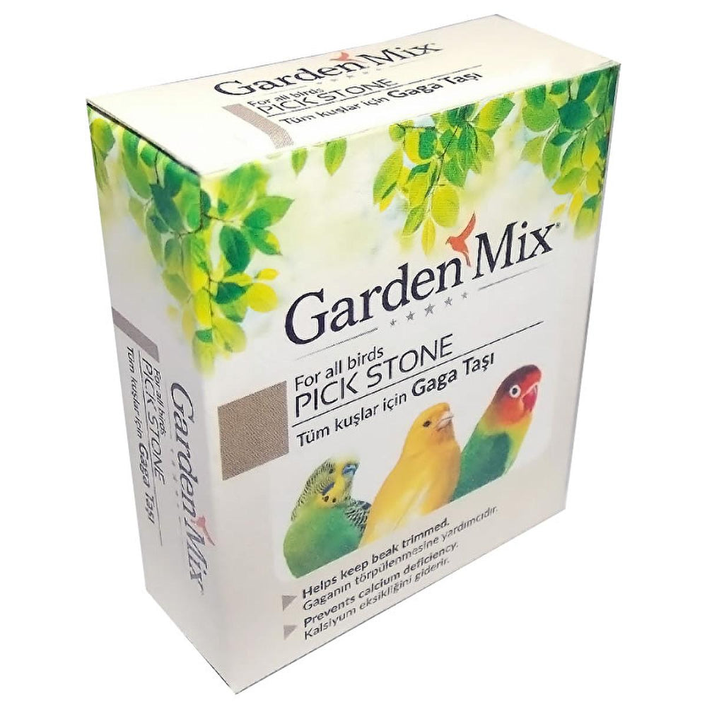 Garden Mix Bird Cuttlebone - 100% Limestone for Beak Health & Calcium Supplement - Vitamin & Supplement