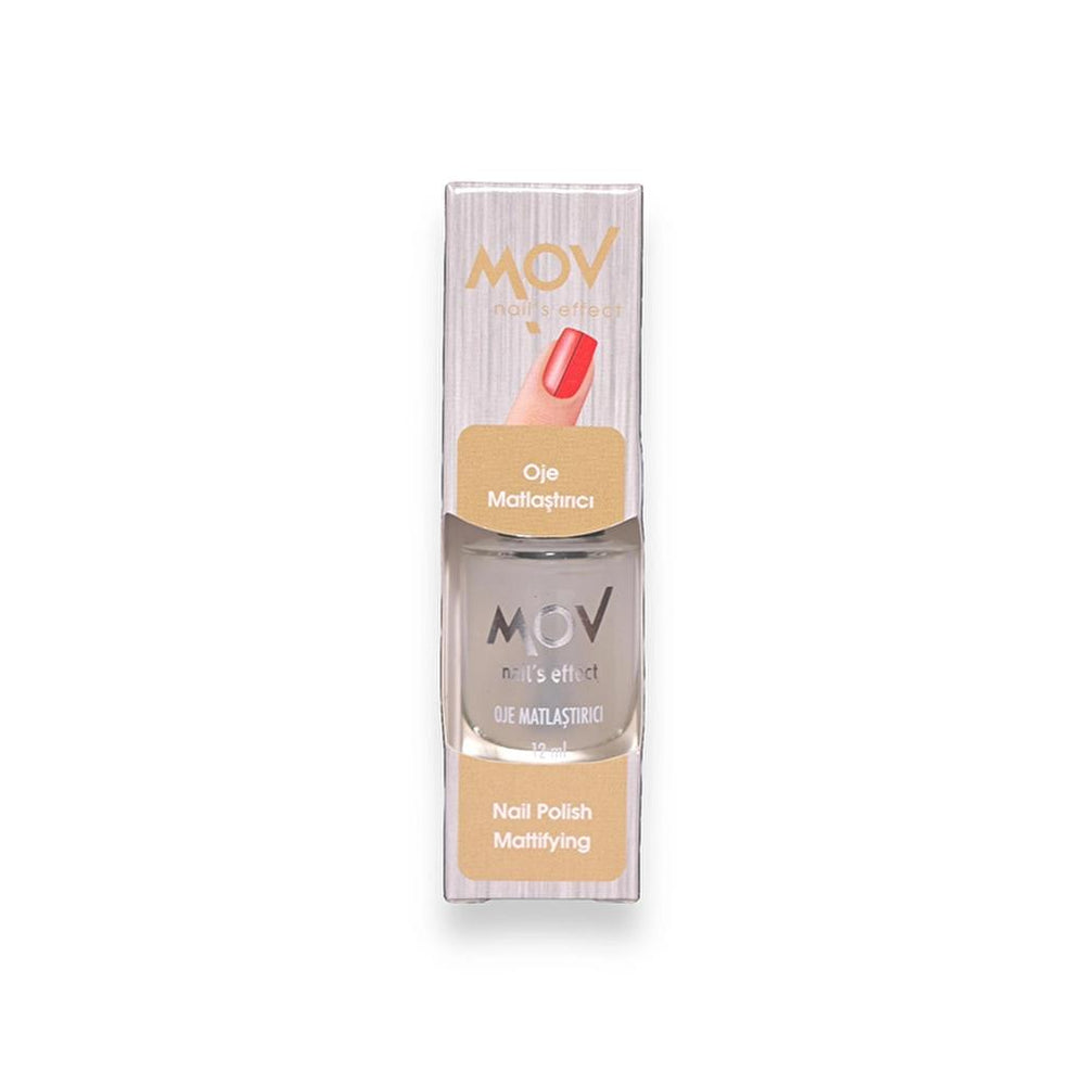 Mov Matte Nail Polish Top Coat for Velvet Finish 12 ml