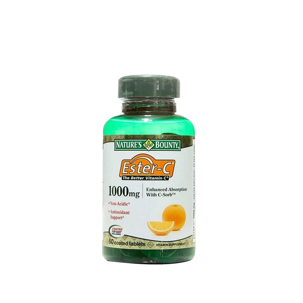 Nature's Bounty Ester-C Vitamin C 1000mg: Gentle, High Absorption Immune Support & Antioxidant Protection - 60 Tablets Nature's Bounty Ester-C 1000mg: Immune Support Vitamin C Ester-C Vitamin C, Vitamin C 1000mg, Immune support supplement, Antioxidant Vitamin C, Vitamin C tablets, Nature's Bounty Vitamin C, Vitamin C for immune health, High dose Vitamin C, Vitamin C, Ester C, immune support, antioxidant, antioxidant support, cold and flu, wellness, daily vitamin, vitamin supplement, health supplement, immun