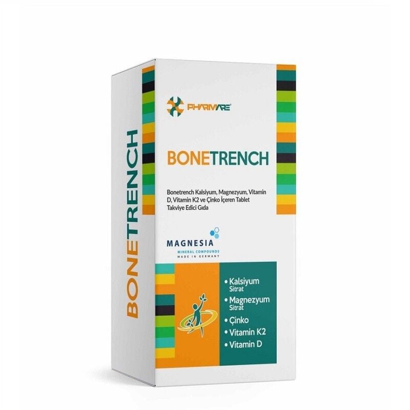 Are Pharma Bonetrench Calcium & Magnesium Supplement 60 Tablets