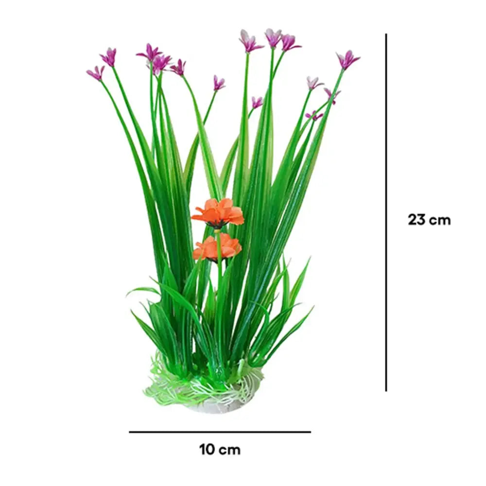 Bonisa BNS-1074 Plastic Aquarium Plant Decor 10 x 23 cm